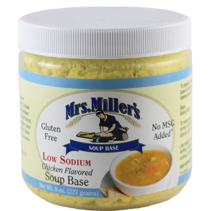 Low Sodium Chicken Soup Base 6/8oz - Mrs Miller's