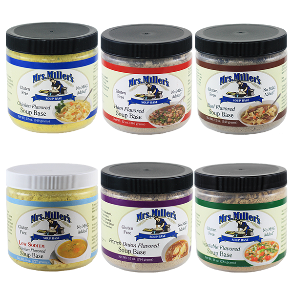 Soup Base Mrs. Miller's Variety 6-pack
