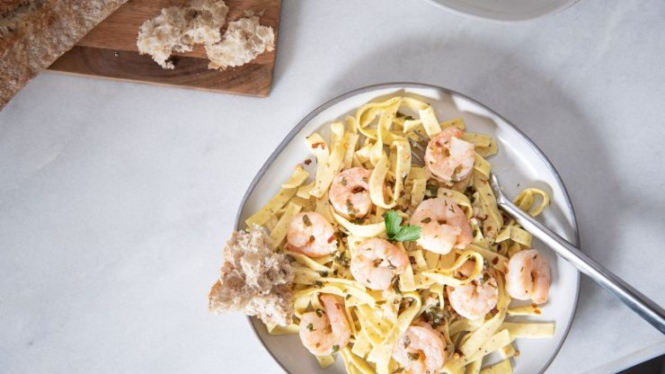 Shrimp Scampi Dish