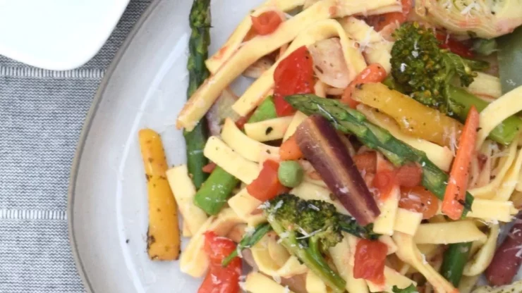 Spring Veggie Pasta Salad
