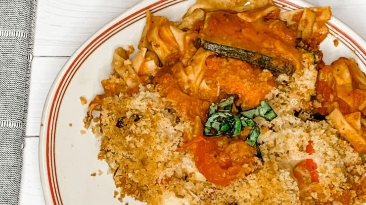 Tomato Zucchini and Noddle Casserole