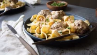 Mrs. Miller's Homemade Noodles Swedish Meatballs Recipe