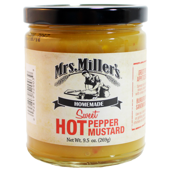 HOT Pepper Mustard, 6 × 9.5 oz