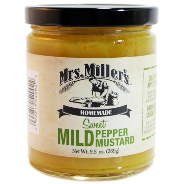 MILD Pepper Mustard, 6 × 9.5 oz